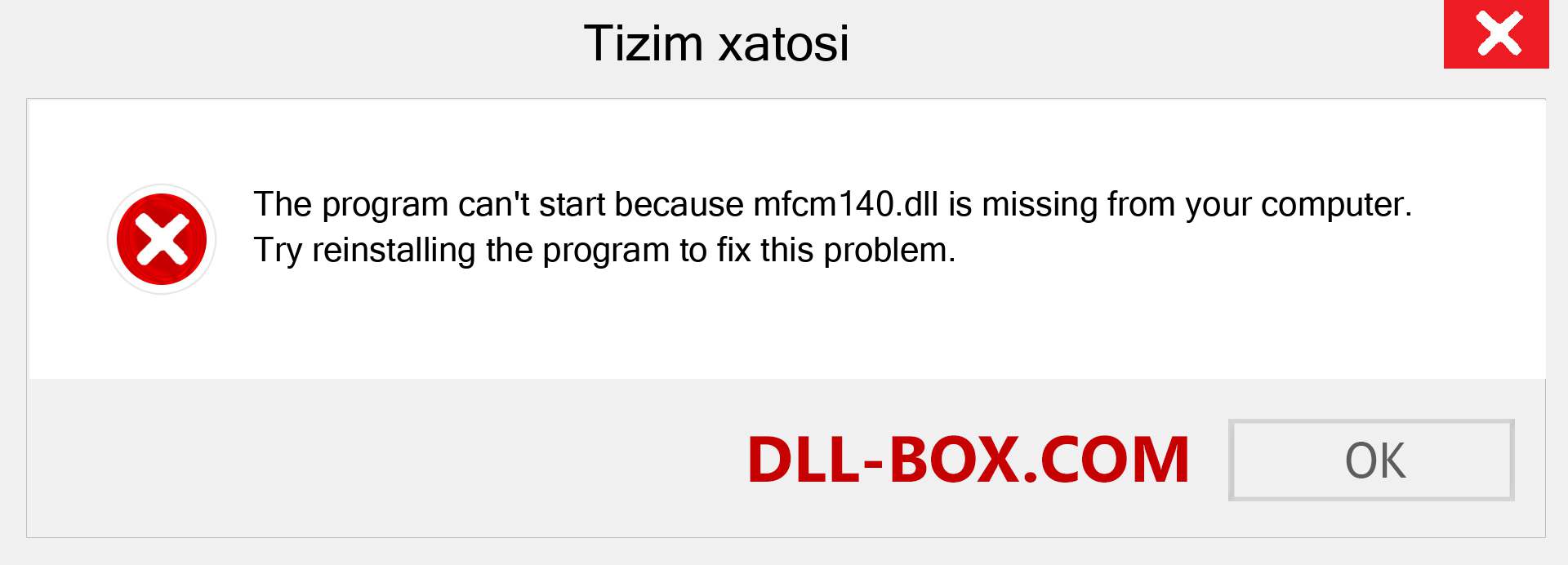 mfcm140.dll fayli yo'qolganmi?. Windows 7, 8, 10 uchun yuklab olish - Windowsda mfcm140 dll etishmayotgan xatoni tuzating, rasmlar, rasmlar